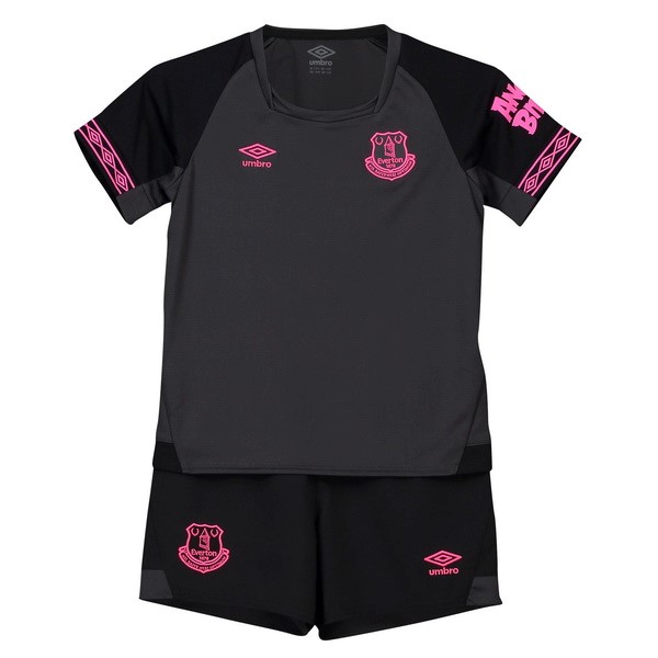 Camiseta Everton Replica Segunda Ropa Niños 2018/19 Negro